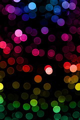 Image showing Abstract light bokeh background