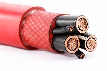 Image showing High voltage cable