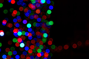 Image showing Abstract light bokeh background