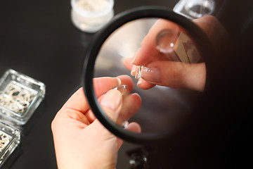 Image showing Workshop jewelery, silver jewelery