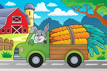 Image showing Truck with carrots theme image 2