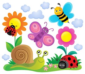 Image showing Spring animals and insect theme image 6