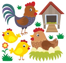 Image showing Chicken thematic set 2