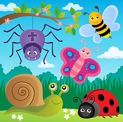Image showing Spring animals and insect theme image 5