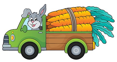 Image showing Truck with carrots theme image 1