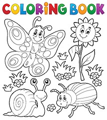 Image showing Coloring book with small animals 3