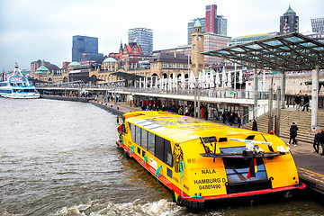 Image showing panoramic view of Hamburg city