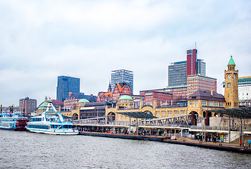 Image showing panoramic view of Hamburg city