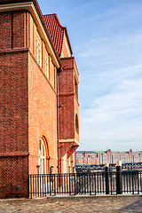 Image showing red brick building, Hamburg