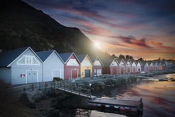 Image showing Boat Houses