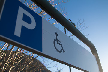 Image showing Disabled Parking