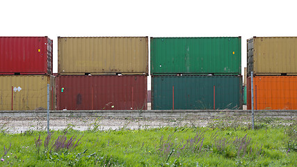 Image showing Cargo Containers