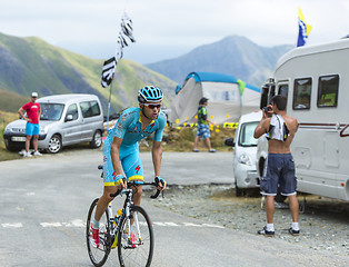 Image showing The Cyclist Andriy Grivko - Tour de France 2015