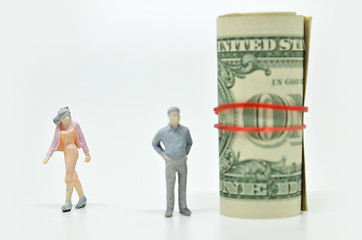 Image showing Women leaving a rich boyfriend.