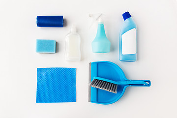 Image showing cleaning stuff on white background