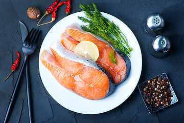 Image showing fresh salmon