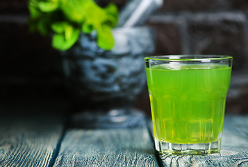 Image showing mint drink