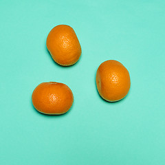 Image showing The fresh Tangerines closeup