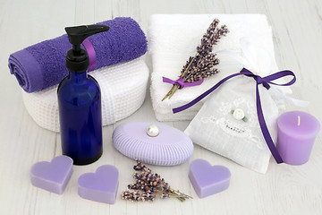 Image showing Lavender Skincare Treatment