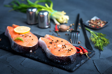 Image showing fresh salmon