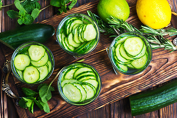 Image showing cucumber drink