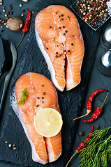 Image showing fresh salmon