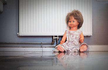 Image showing Abandoned doll