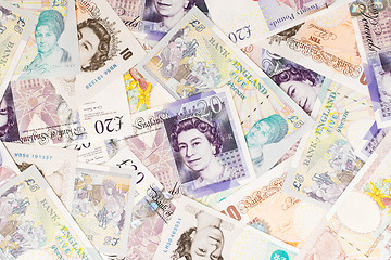 Image showing Pound currency background