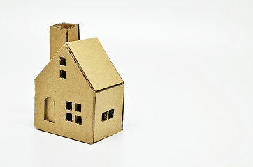Image showing Paper house model