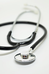 Image showing Medical stethoscope isolated