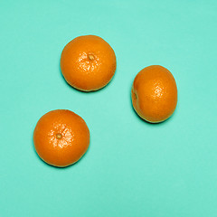 Image showing The fresh Tangerines closeup