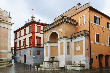 Image showing Historical architecture in Fabriano