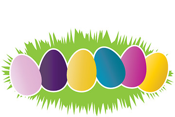 Image showing Happy Easter greeting card