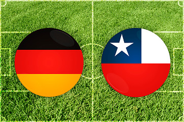 Image showing Germany vs Chile football match