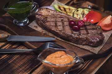 Image showing grilled beef steak