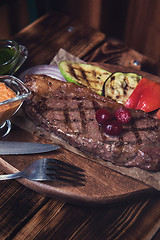 Image showing grilled beef steak