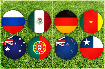 Image showing Confederations Cup countries