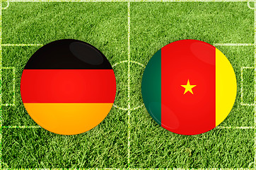 Image showing Germany vs Cameroon football match