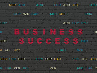 Image showing Finance concept: Business Success on wall background