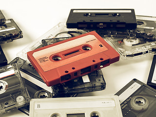 Image showing Vintage looking Tape cassette