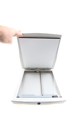 Image showing computer scanner isolated 