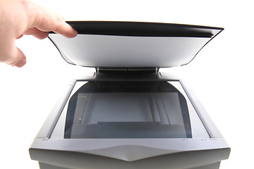 Image showing computer scanner isolated 