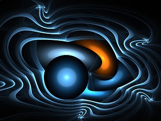 Image showing Blue waves