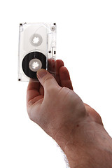 Image showing audio cassette isolated