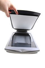 Image showing computer scanner isolated 