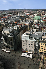 Image showing Vienna aerial view
