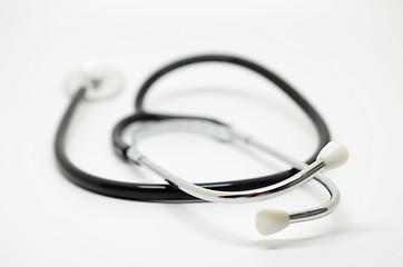 Image showing Medical stethoscope isolated