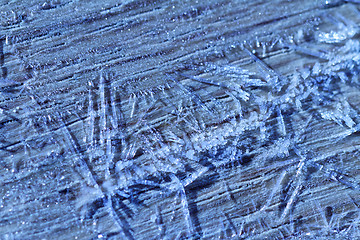 Image showing Morning frost - macro picture