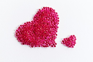 Image showing Pink hearts