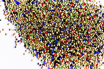 Image showing Glass beads - macro
